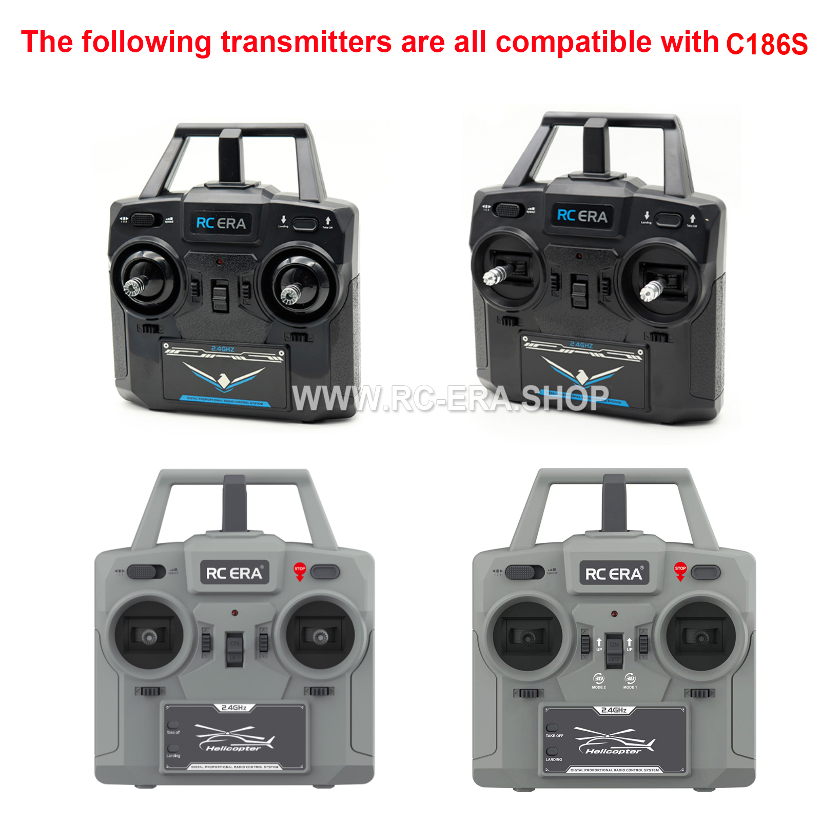 RC ERA C186S Brushless BO105 Auto Stabilized RC Helicopter