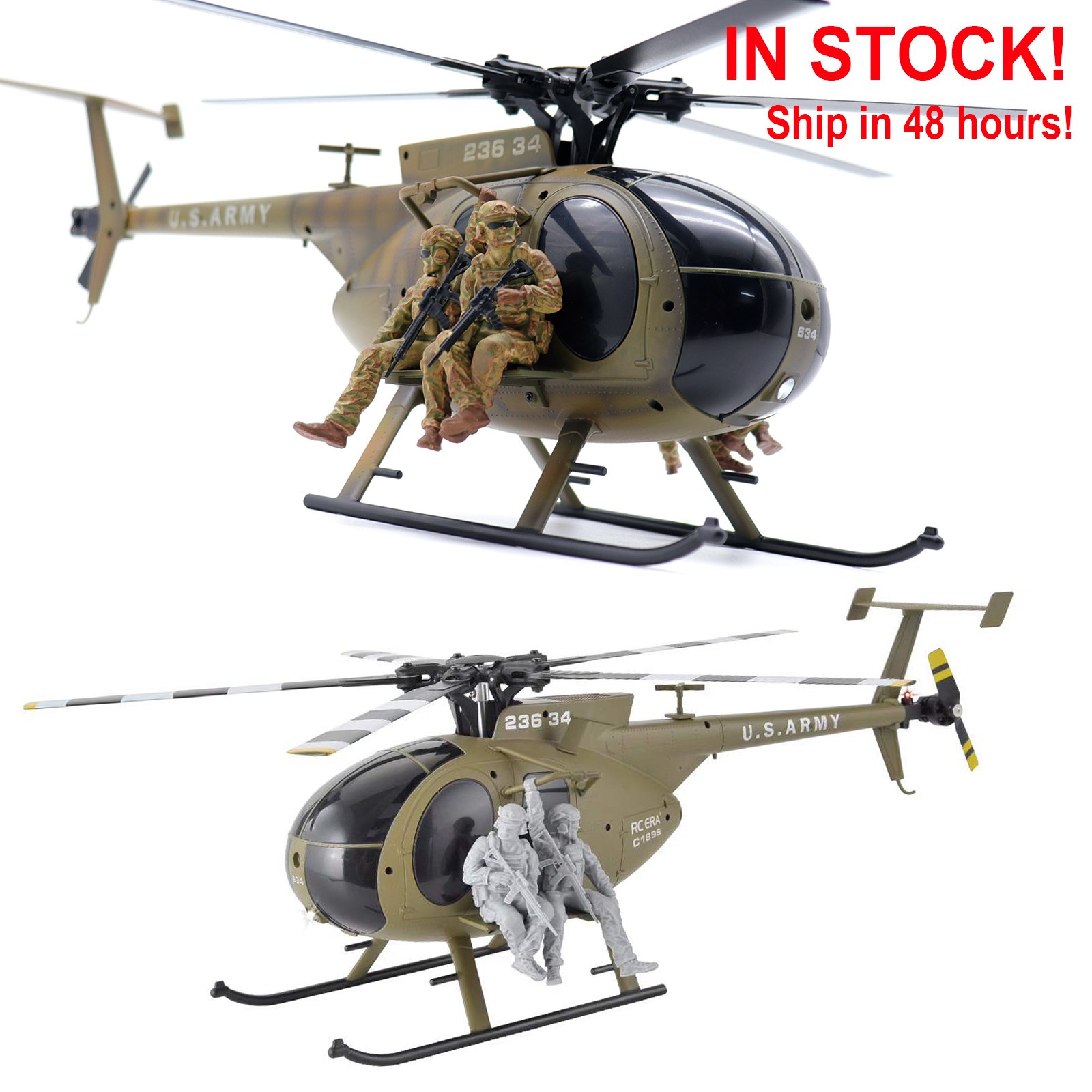 RC ERA C189S MD500 with Rounded Nose Auto Stabilized Helicopter