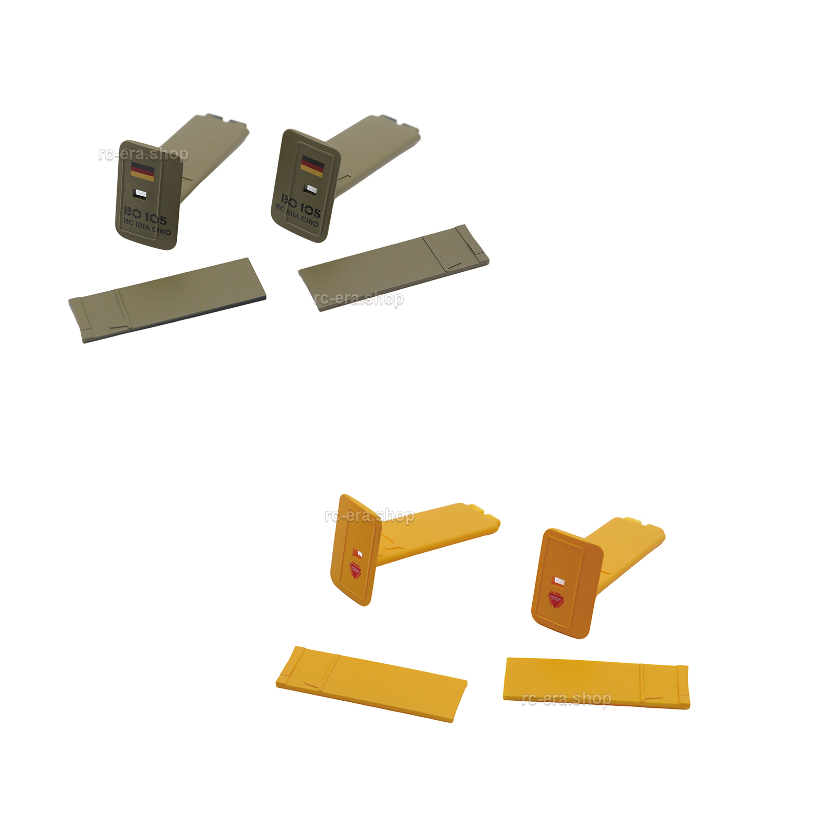 RC ERA C180 BO105 Tail Fin Set