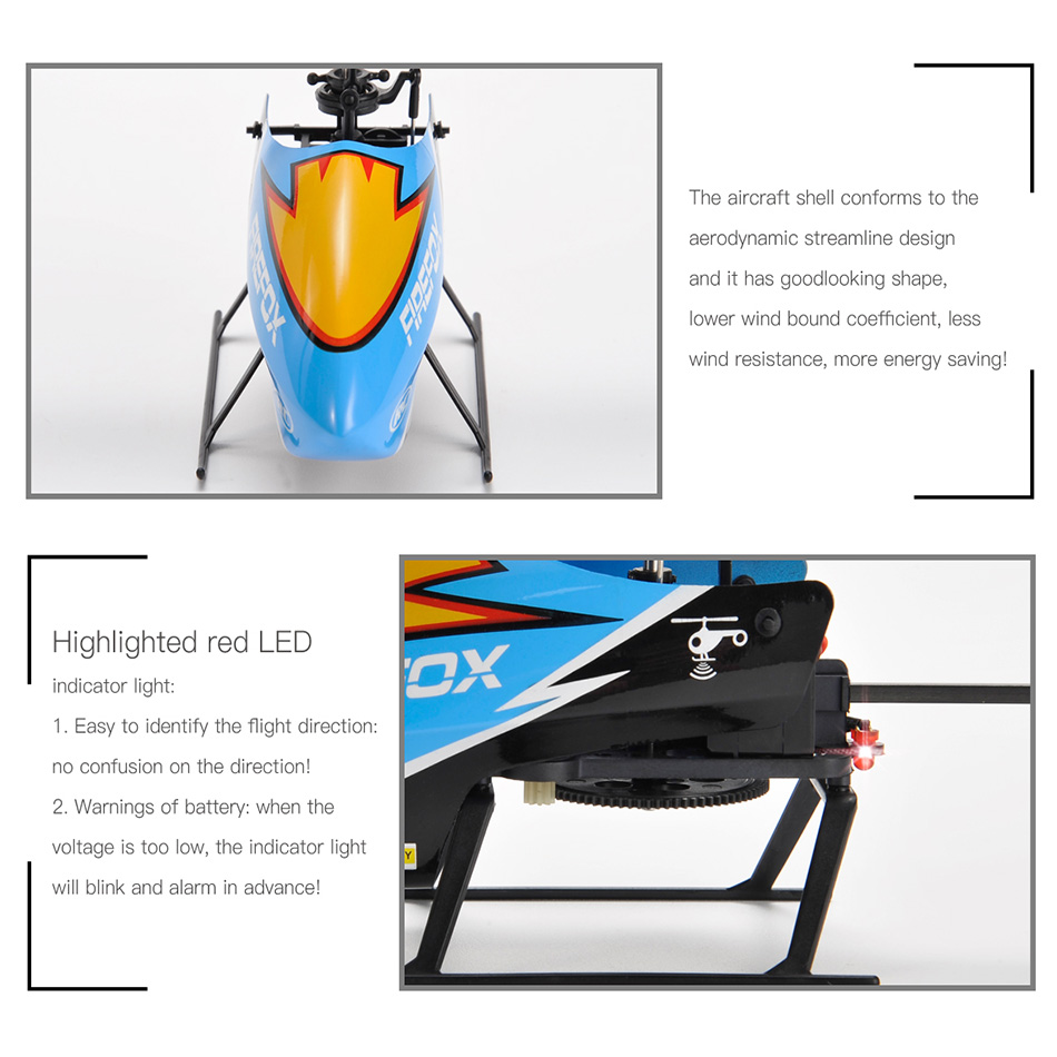 RC ERA C129 E129 2.4G 4 Channel Single Propeller Without Aileron RC Helicopter -RTF