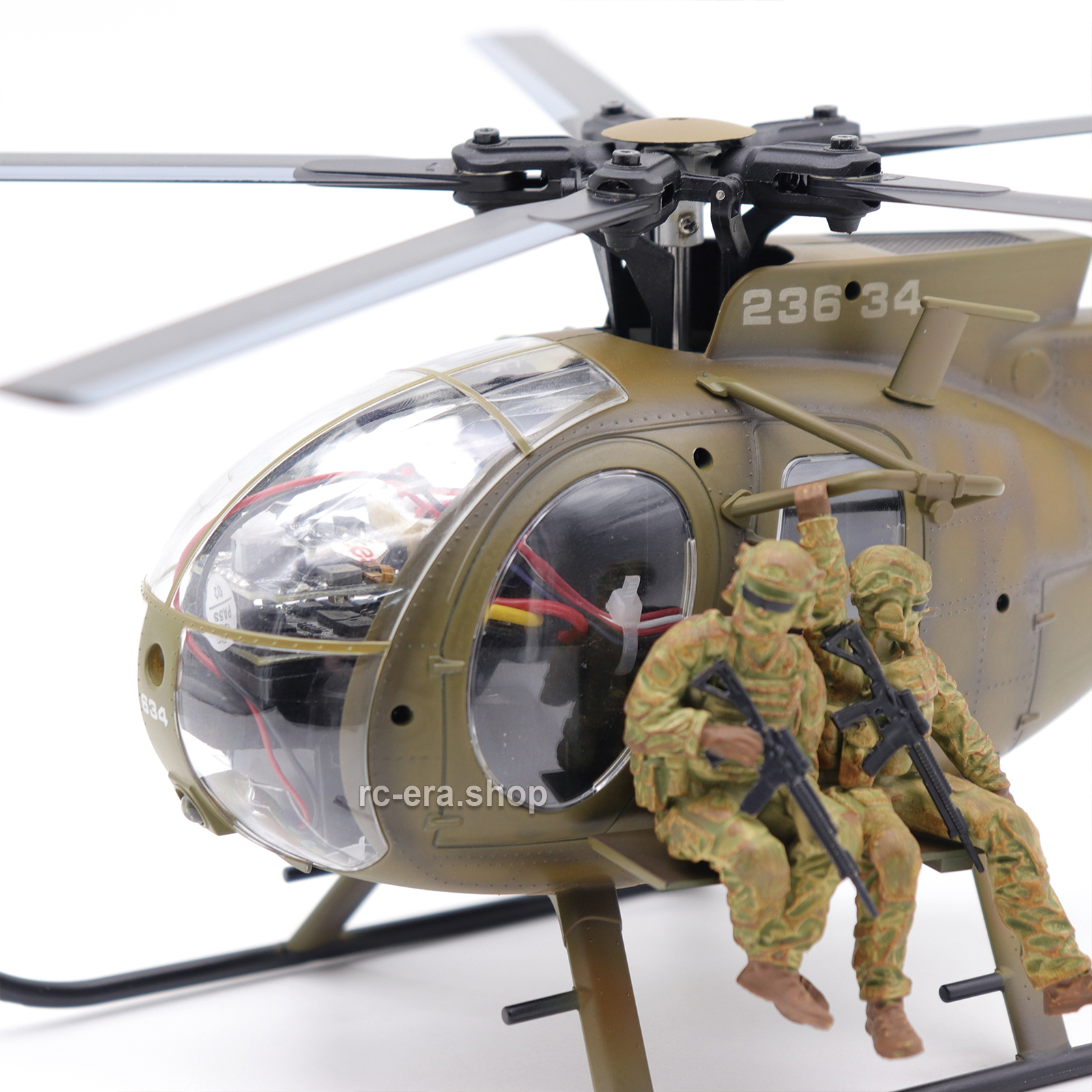 RC ERA C189S MD500 Rounded Canopy with Clear Window