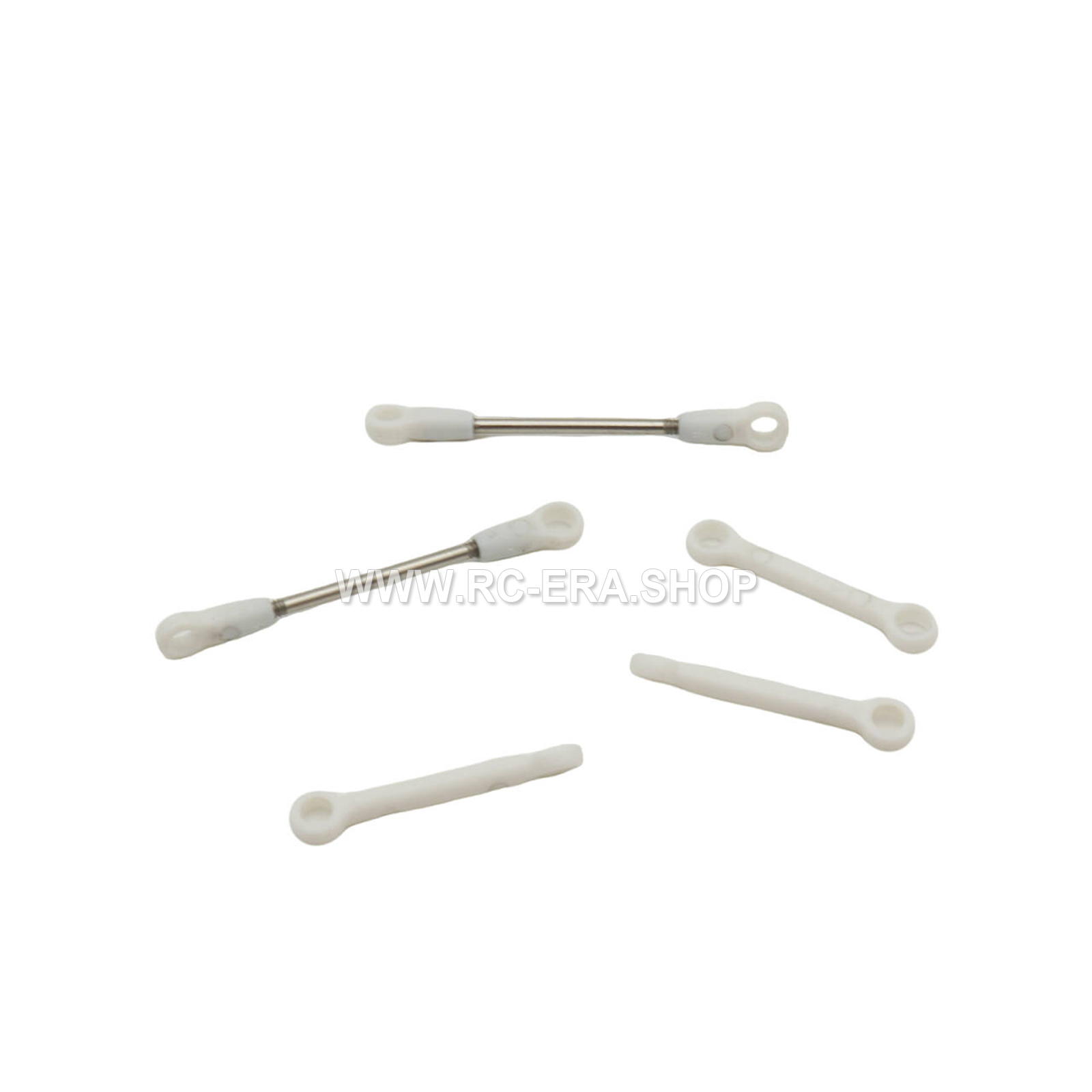 RC ERA C138PRO BELL206 Control Rod Set (white)