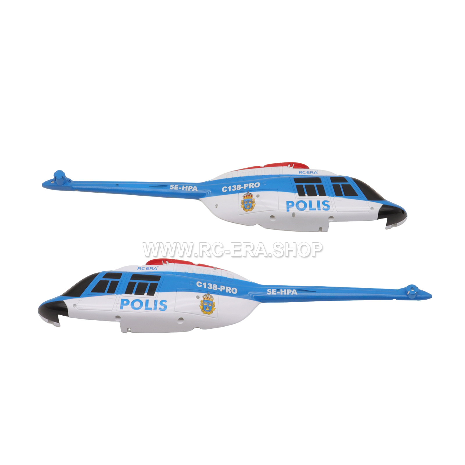 RC ERA C138PRO BELL206 Brushless Fuselage Set (Blue and white)