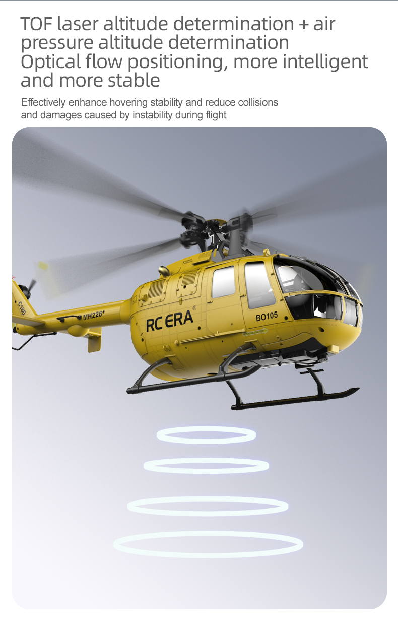 RC ERA C180 Brushless BO105 Auto Stabilized RC Helicopter