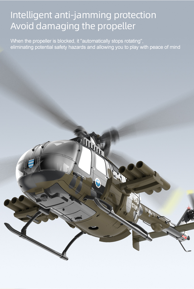 RC ERA C180 Brushless BO105 Auto Stabilized RC Helicopter