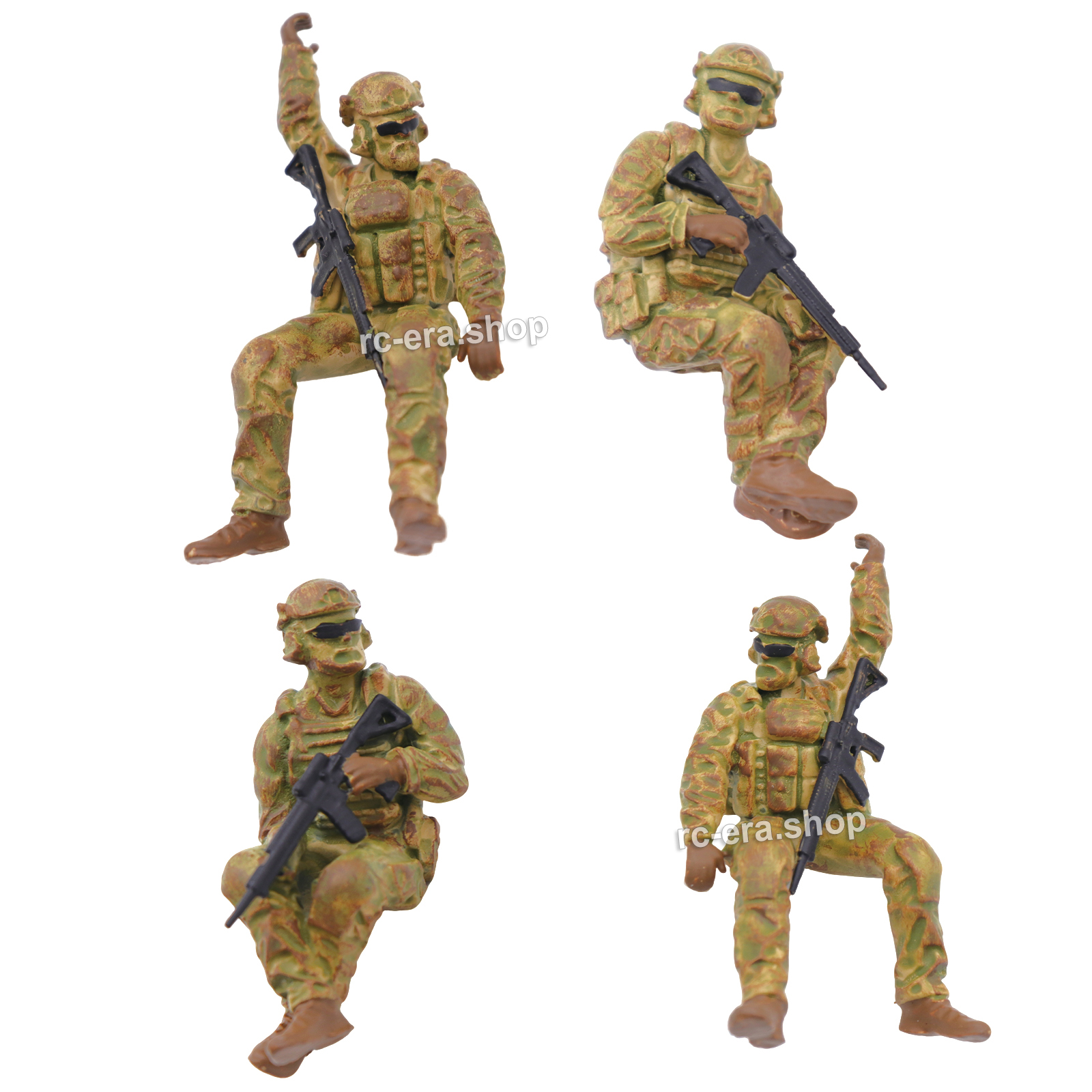 RC ERA C189S MD500 Camouflage Painted Figures