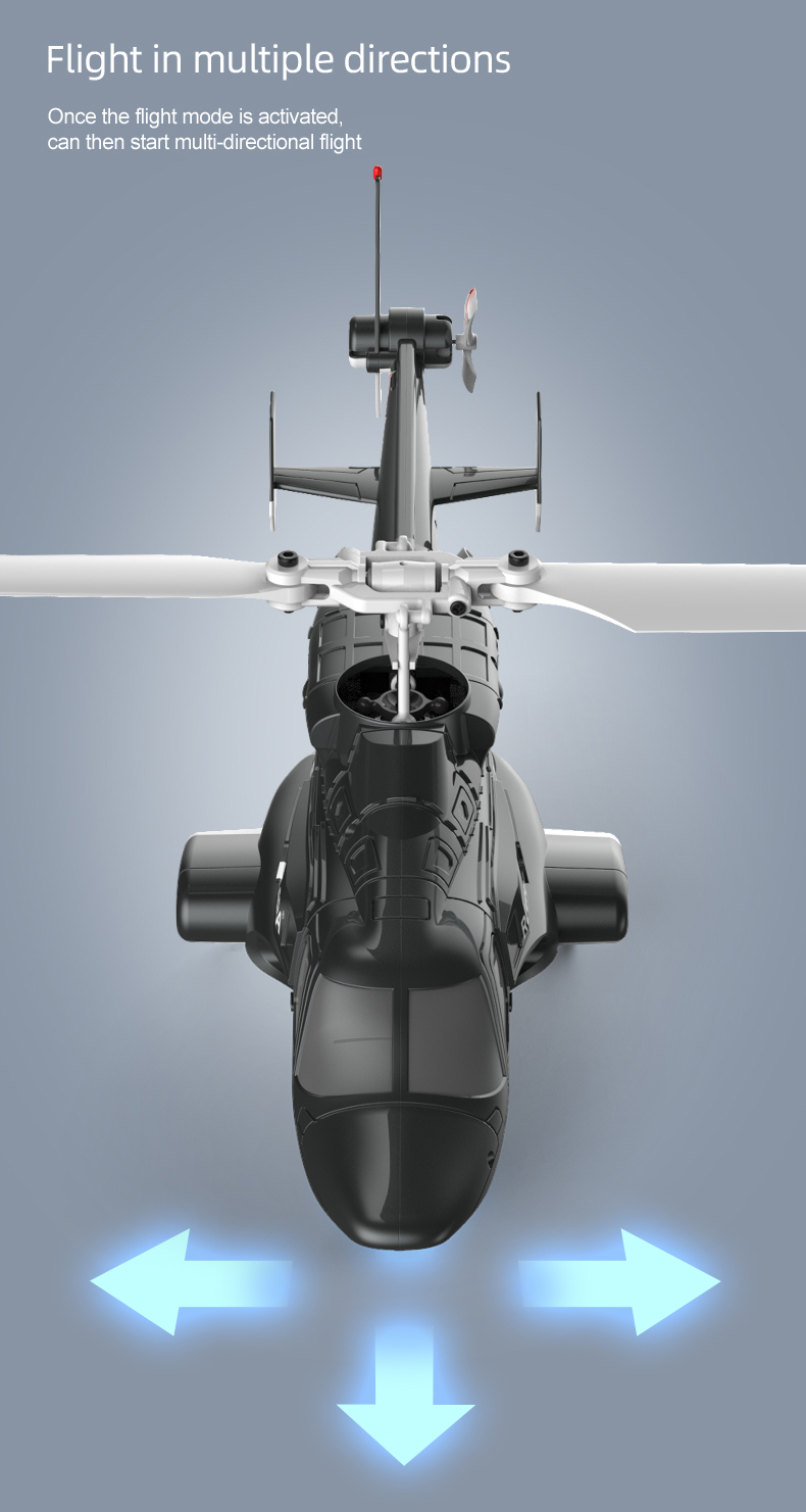 RC ERA A61 Mini Airwolf Gyro Stabilized Helicopter