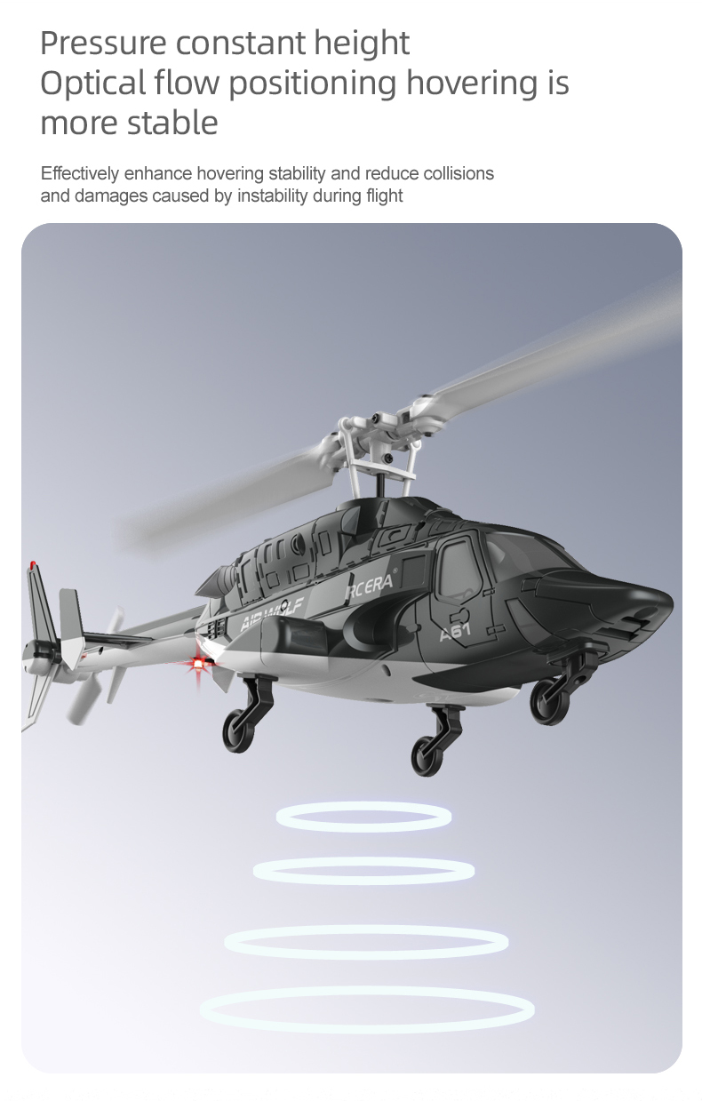 RC ERA A61 Mini Airwolf Gyro Stabilized Helicopter