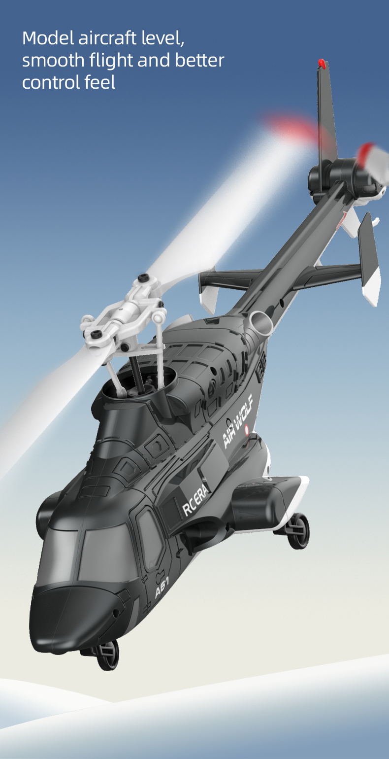 RC ERA A61 Mini Airwolf Gyro Stabilized Helicopter