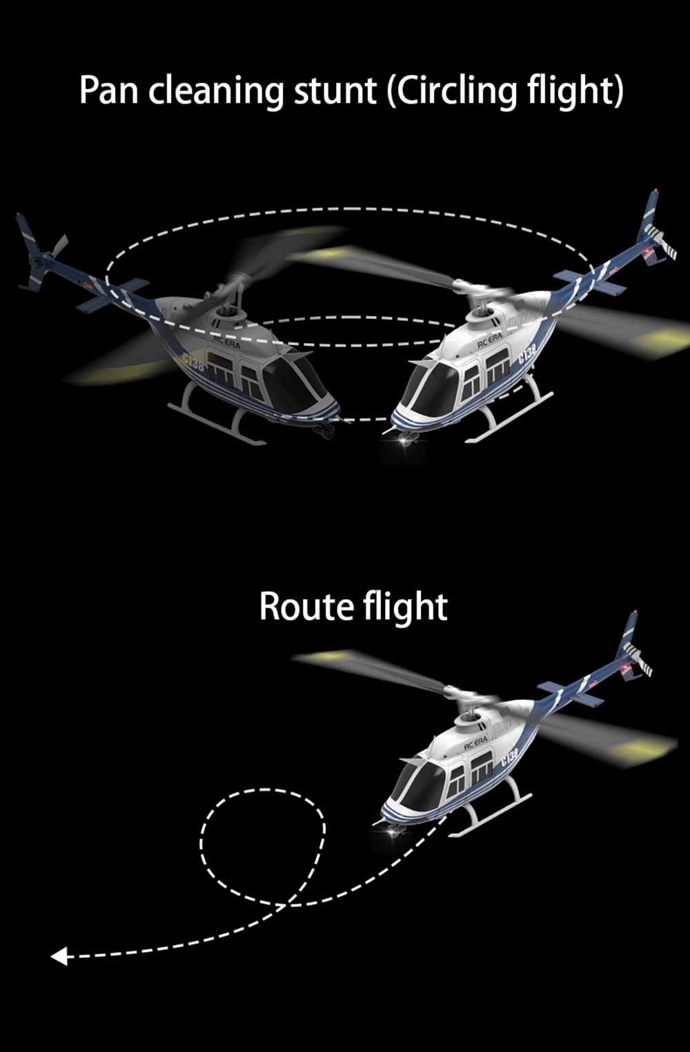 RC ERA BELL206 C138 ラジコンヘリコプター Amazon.com: RC ERA 4CH C138 Bell206 6-Axis Gyro Stabilized