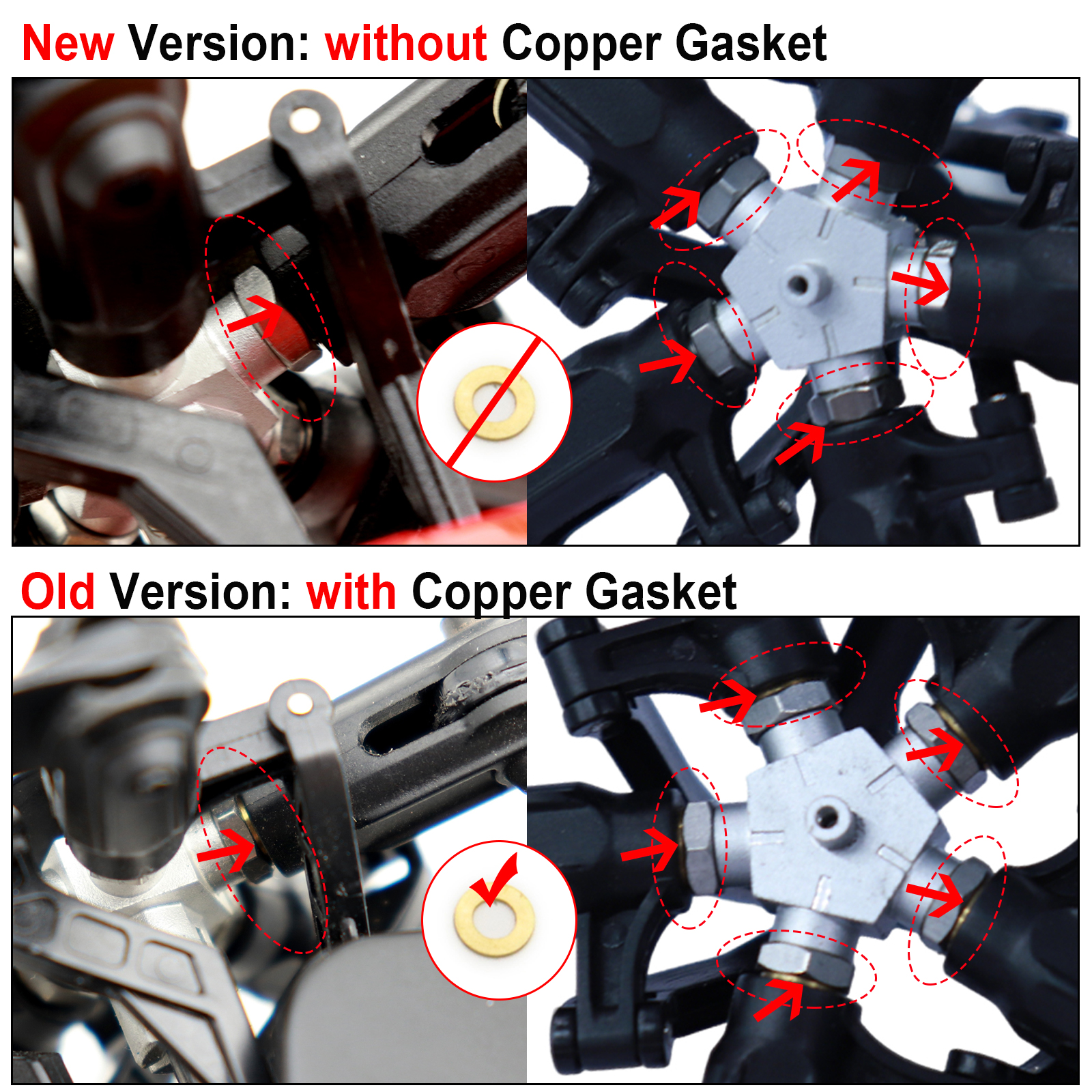 RC ERA C190 H145 Blade Grip Set, Rotor Head Set