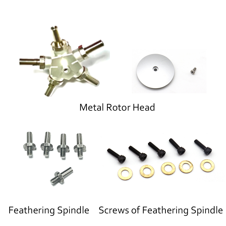 RC ERA C189 MD500 Metal Rotor Head,Feathering Spindle,Screws of Feathering Spindle