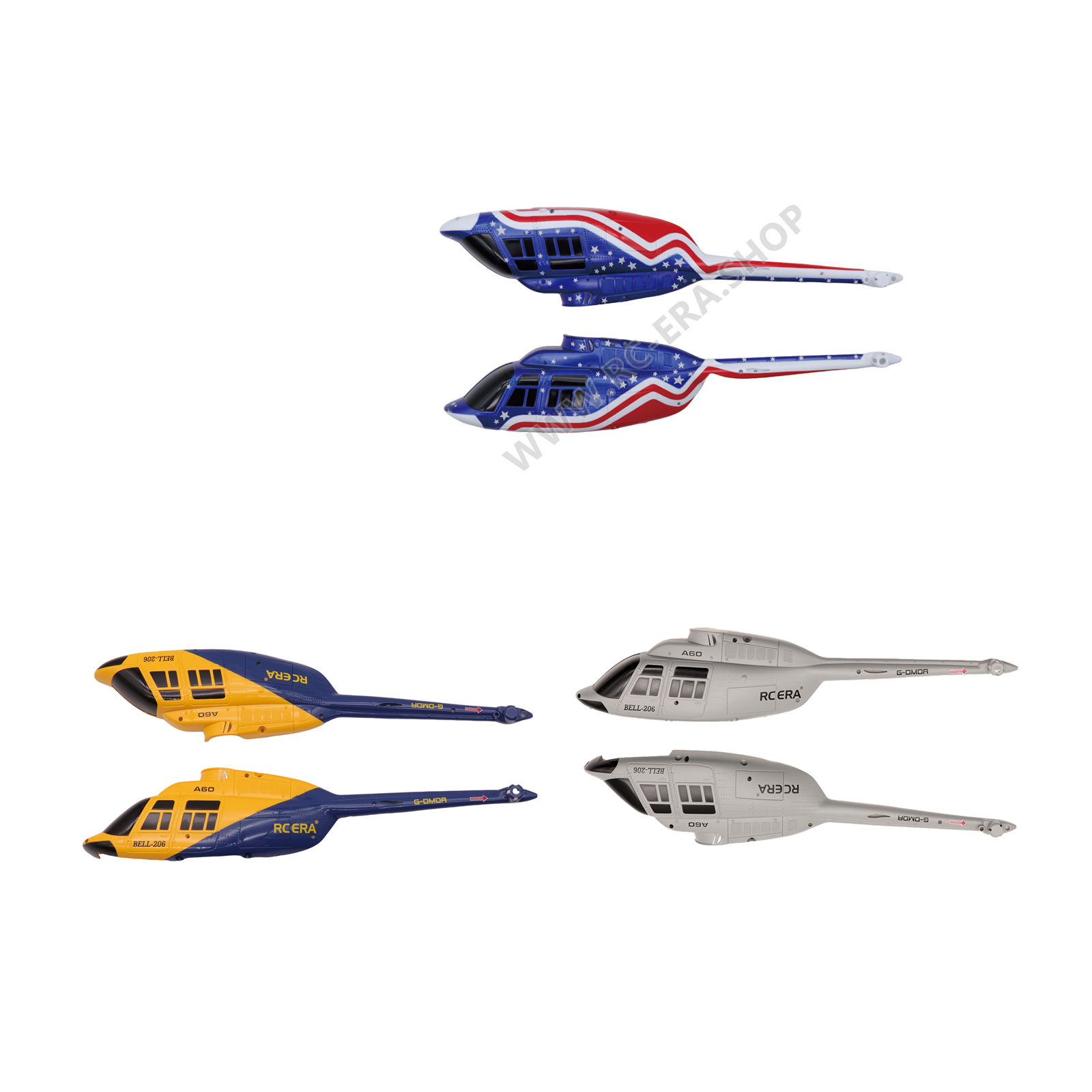 RC ERA A60 Mini Bell206 Fuselage Set