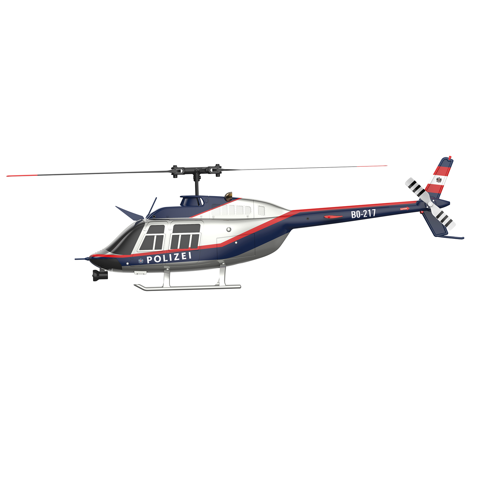 RC ERA C138 Pro Bell 206 Optical Flow Positioning Helicopter - RTF (Police Livery)