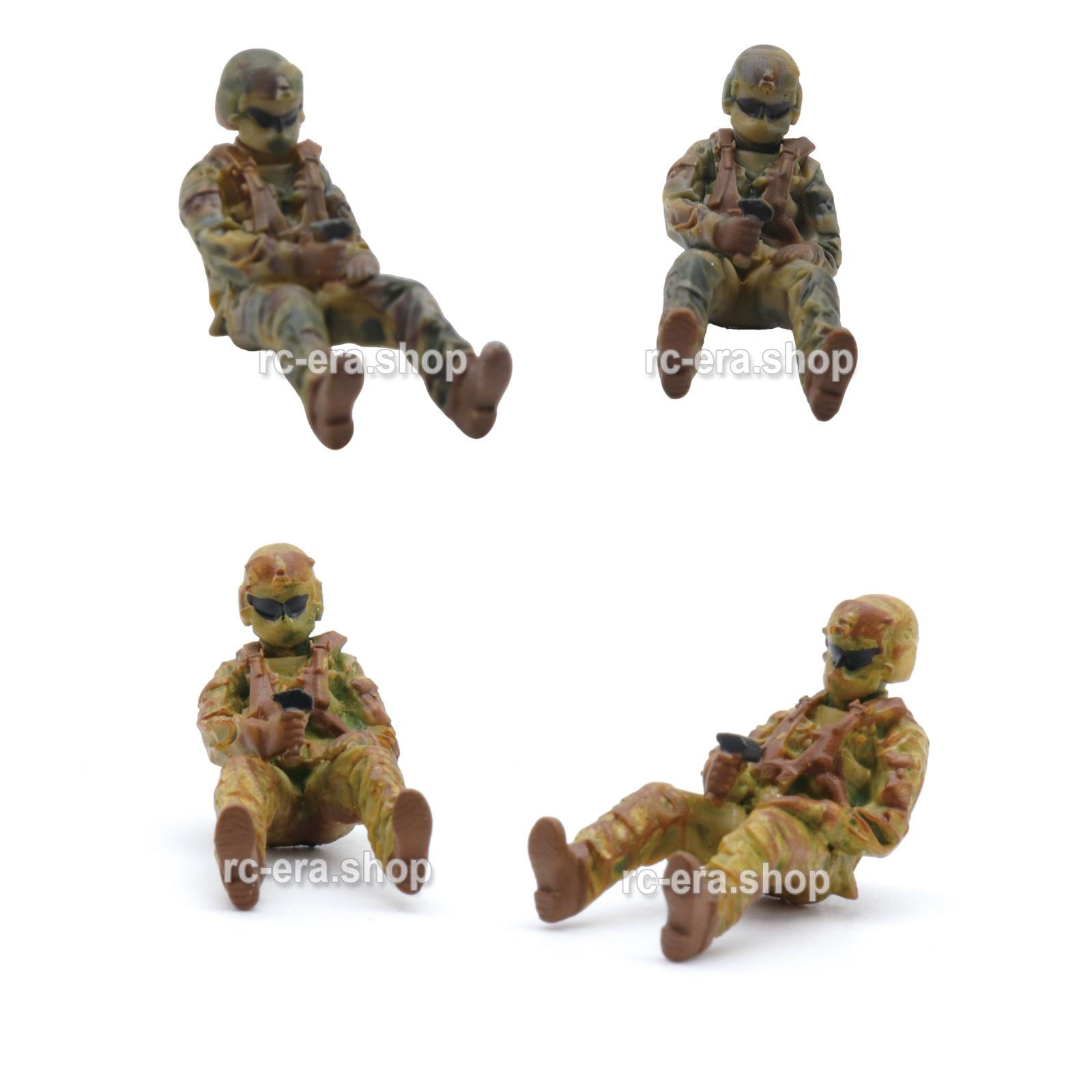 RC ERA C170 AH-64 Apache Painted Camouflage Pilots 