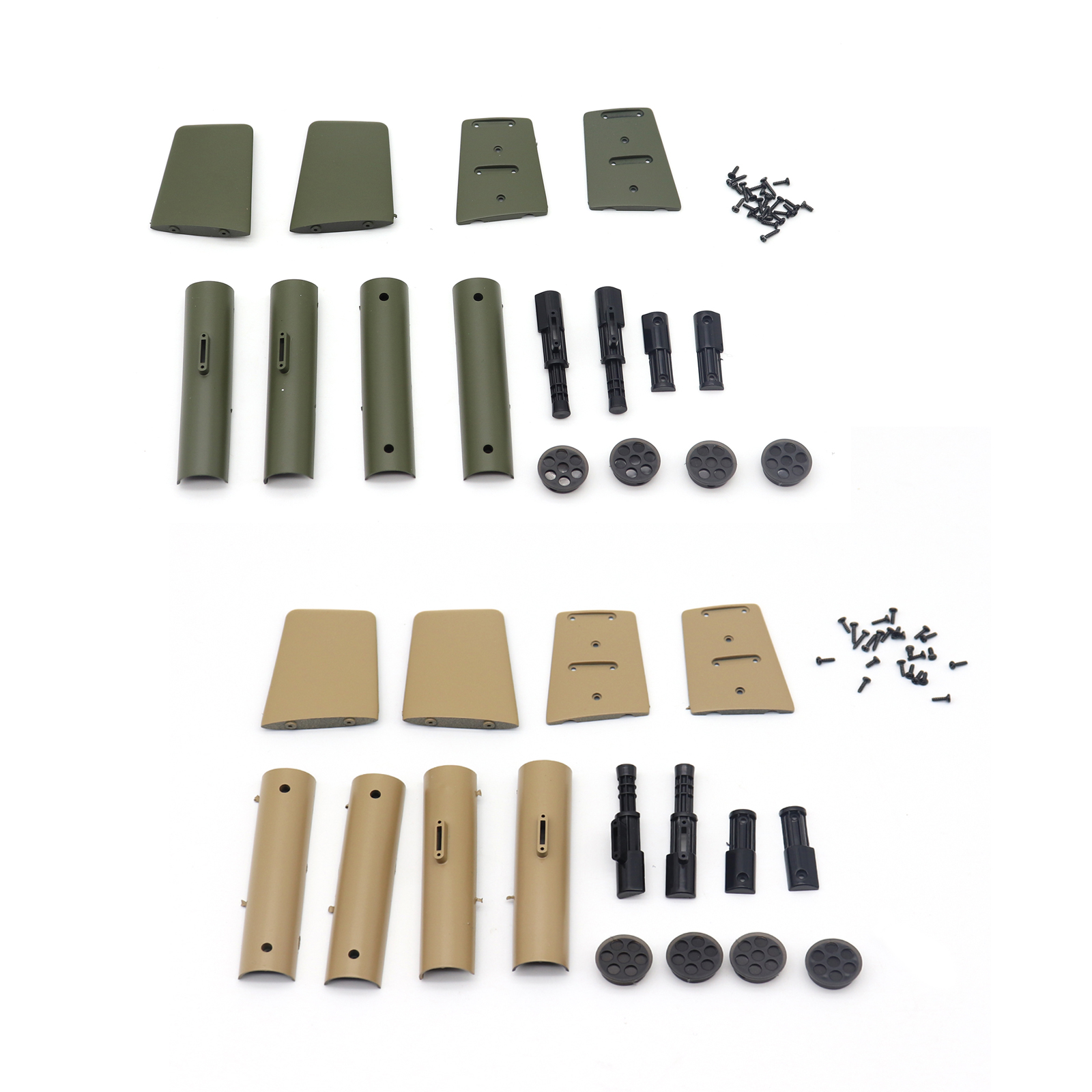 RC ERA C189 MD500 Brown/Green Weapon Set