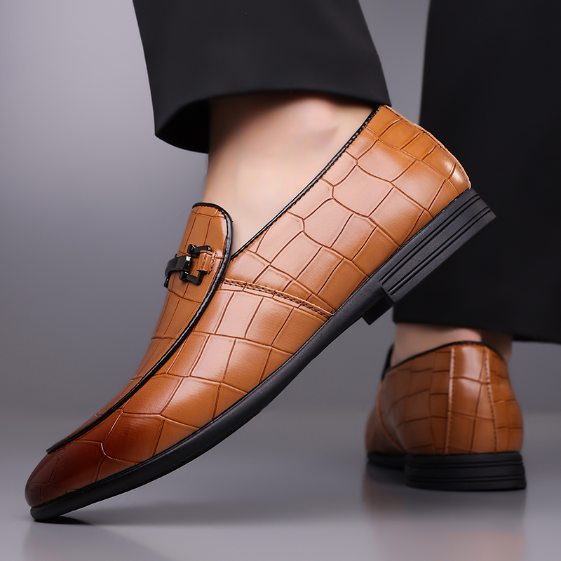 Men's Fashion Calfskin Leather Shoes