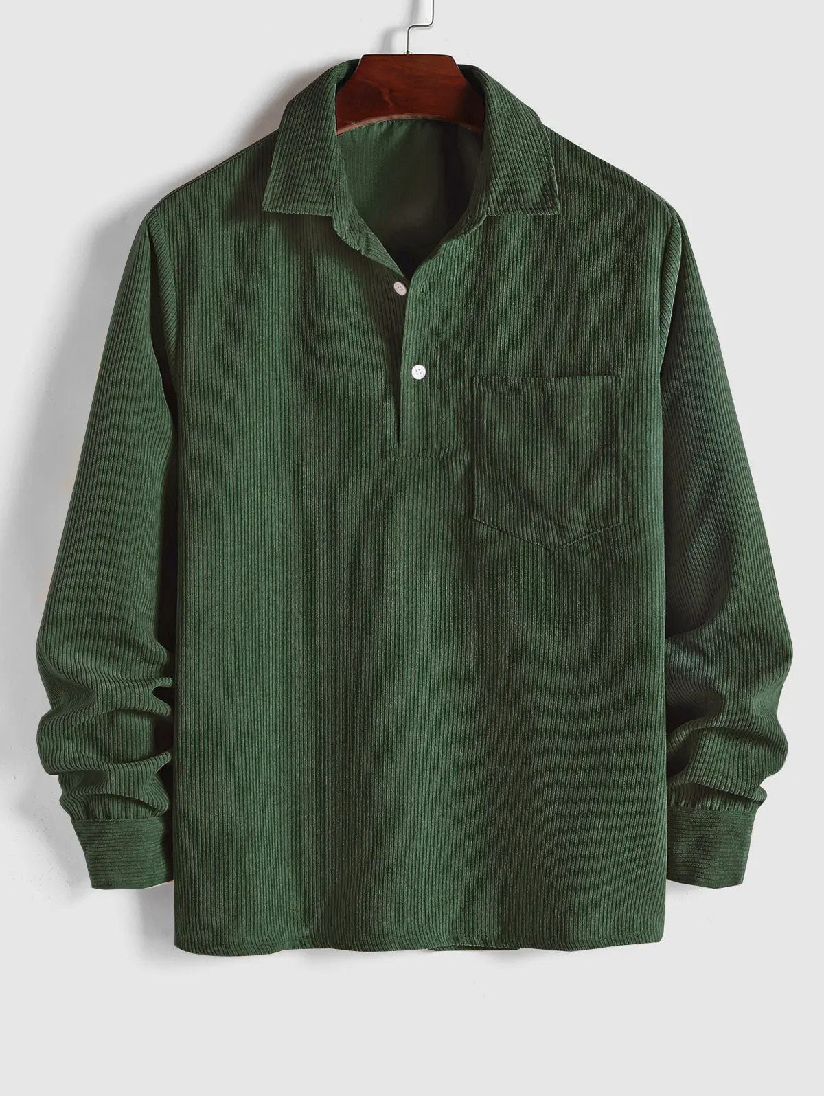 Men’s Corduroy Long-Sleeve Shirt