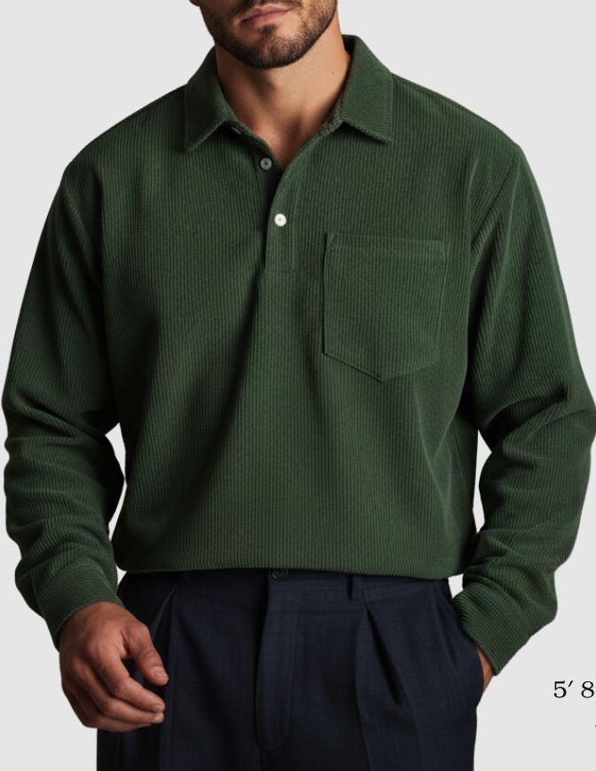 Men’s Corduroy Long-Sleeve Shirt