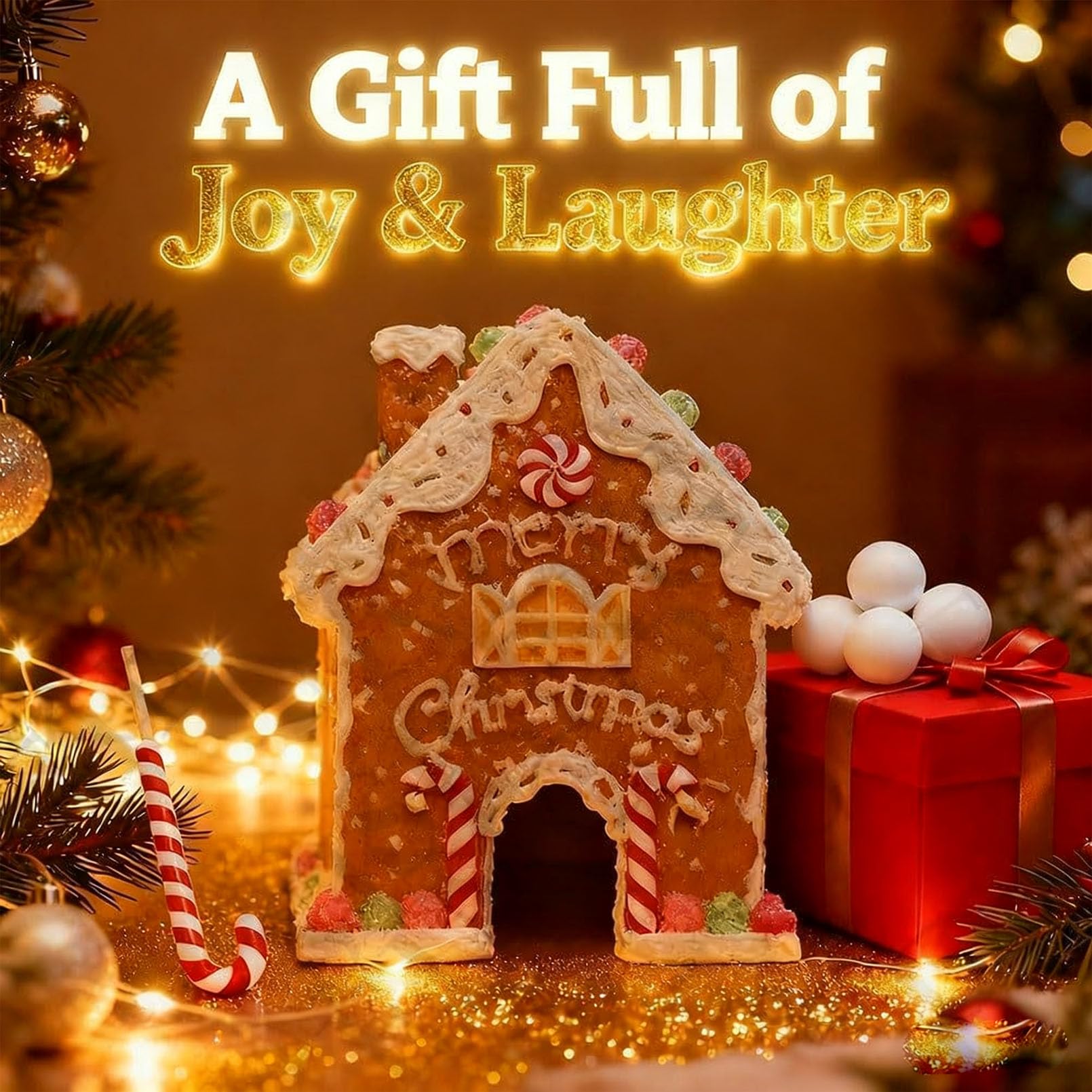 🔥LAST DAY 49% OFF -🎅Gingerbread Golf Game Set - Best Christmas Game