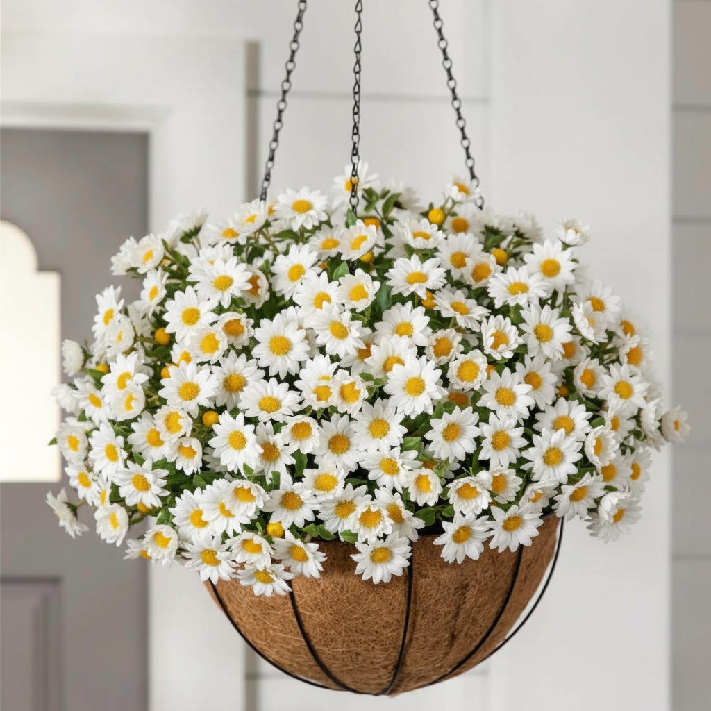 💥Last Day Each Only $2.99🌼- Artificial Outdoor Sunset Mums Flowers - UV resistant, Waterproof, Windproof