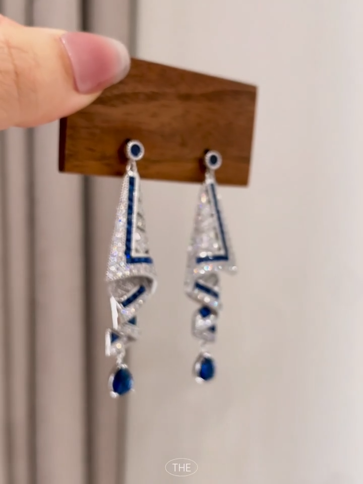 🎉 Special Offer for 2025! 🎉 925 Sterling Silver Beautiful Medieval Silk Earrings