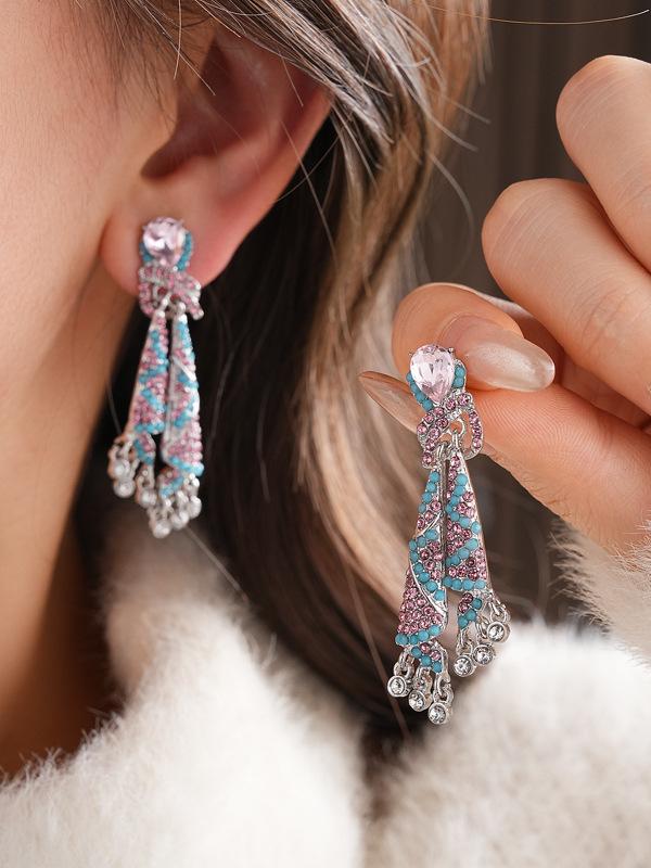 🎉 Special Offer for 2025! 🎉 925 Sterling Silver Beautiful Medieval Silk Earrings