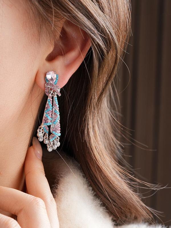 🎉 Special Offer for 2025! 🎉 925 Sterling Silver Beautiful Medieval Silk Earrings