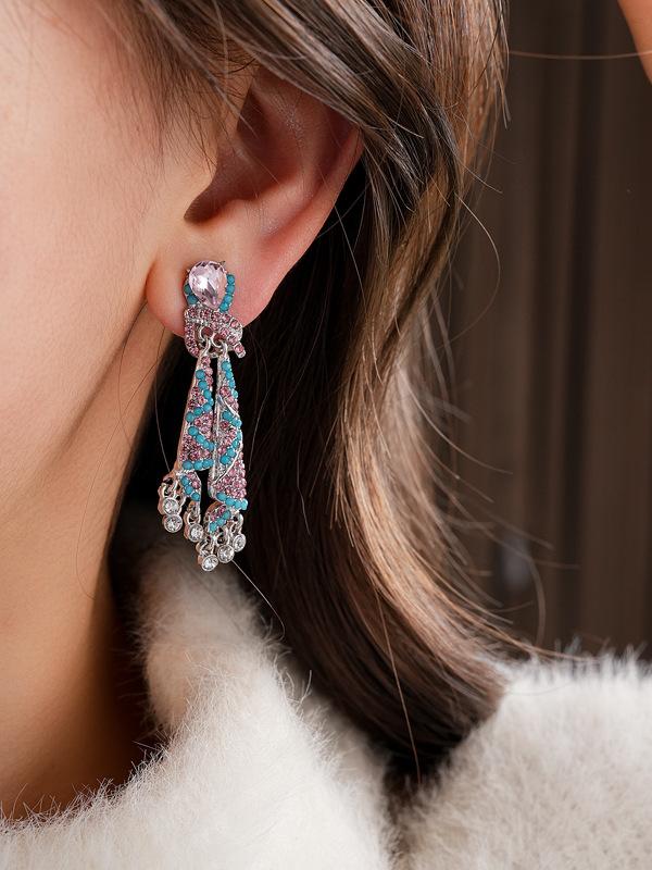 🎉 Special Offer for 2025! 🎉 925 Sterling Silver Beautiful Medieval Silk Earrings