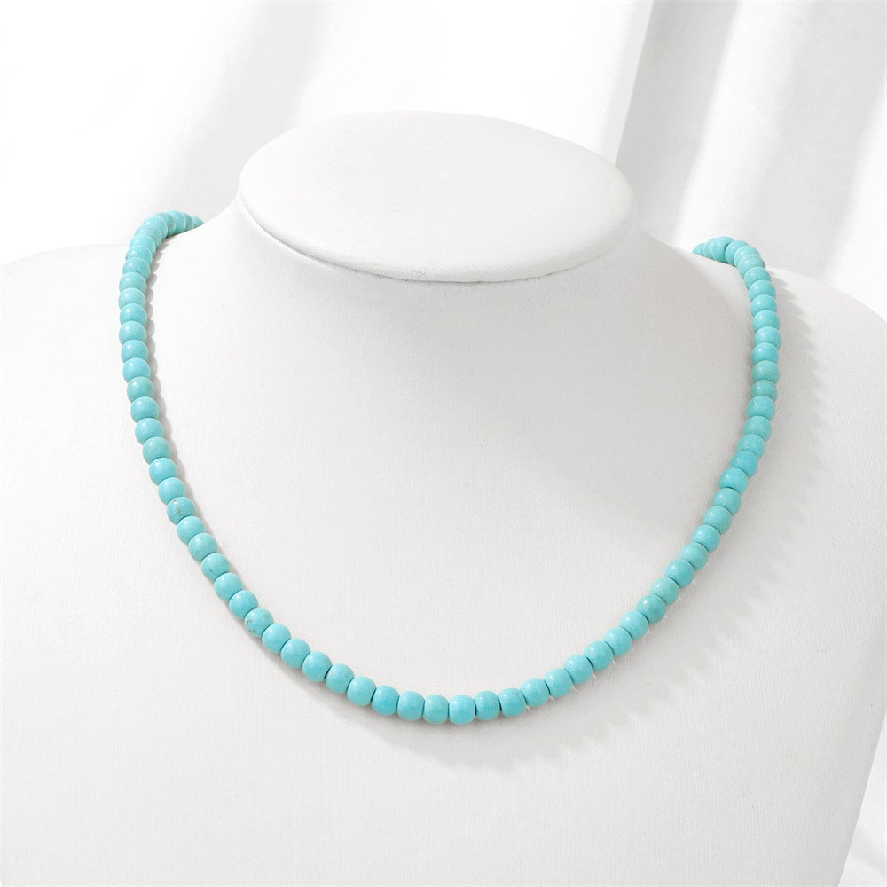 4mm Amethyst Beaded Necklace - Elegant and Stylish Bracelet for Women, Ideal as a Perfect Gift