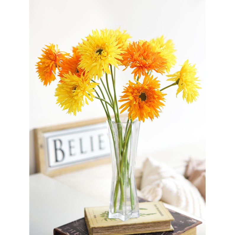 🌼2025 Hot Sale🔥Realistic Artificial Spider Gerbera Daisies💐