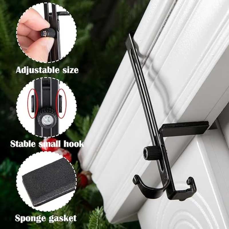 🎁Hot Sale 49% OFF - 2025 Christmas Fireplace Stocking and Garland Hanger (3 Packs)