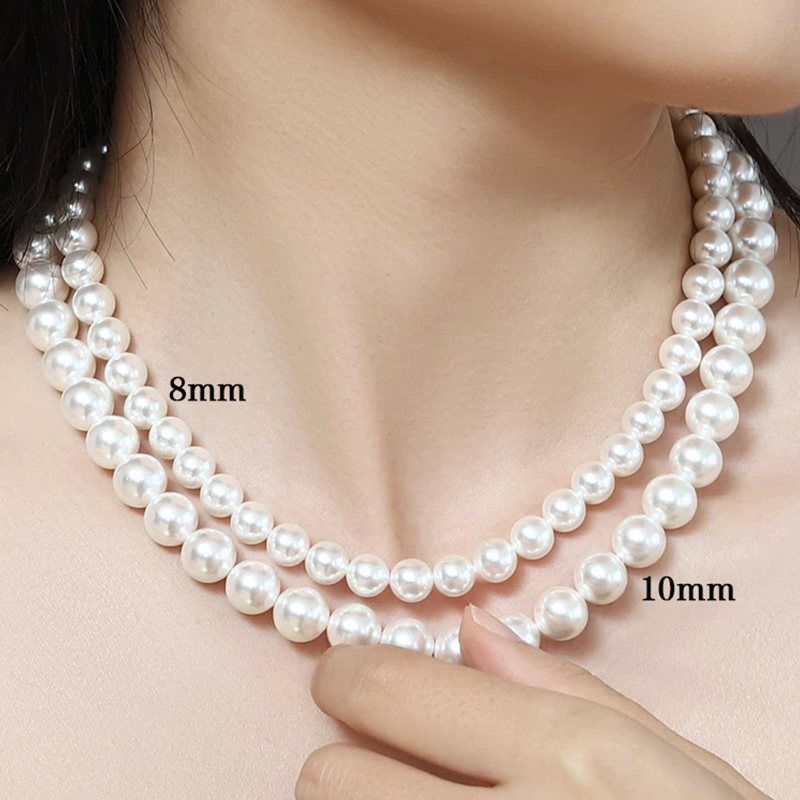 Sterling Silver Windsor Sapphire Pearl Necklace丨Japan Akoya Pearl Necklace