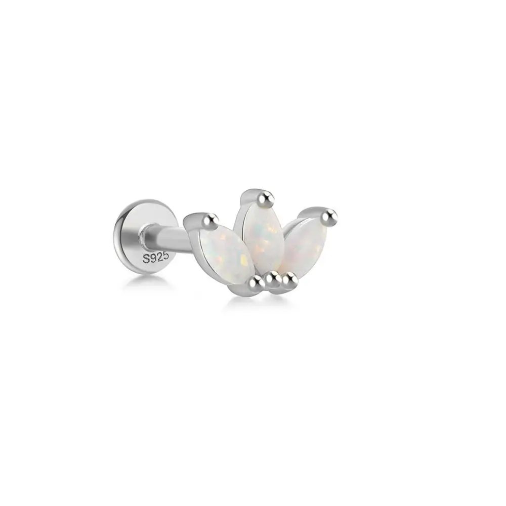 Marquise Trio OpalFlatback Earring