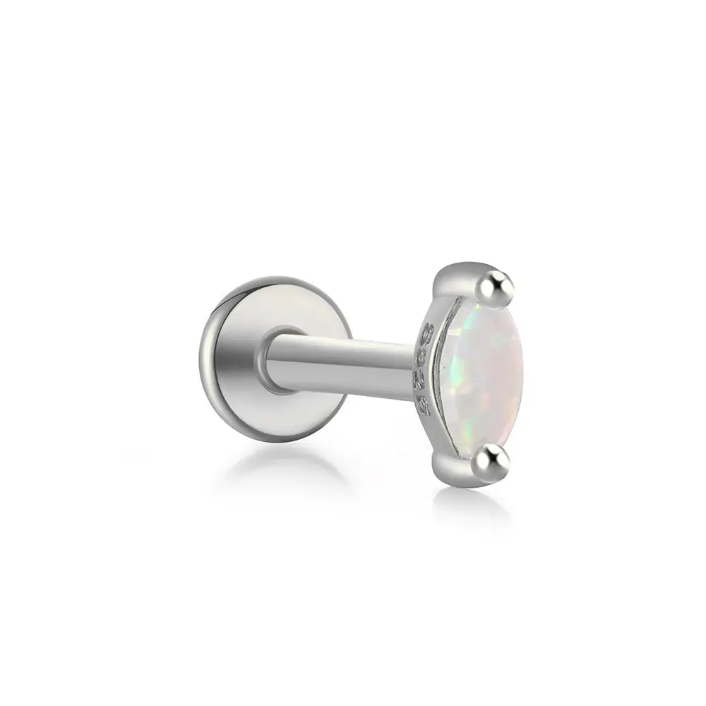 Marquise Opal Flatback Earring