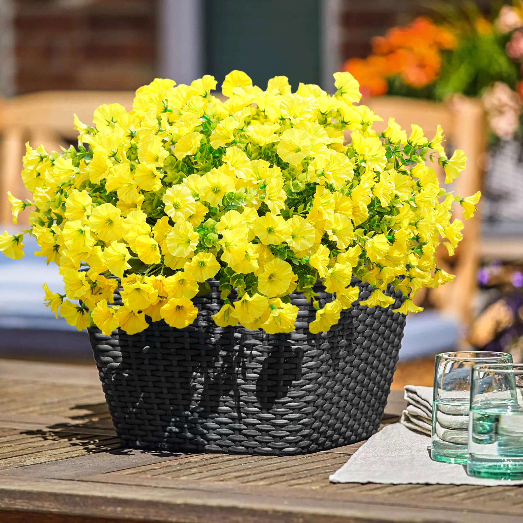 🔥Last Day Each Only $2.99🔥UV Resistant Artificial Petunias Flowers