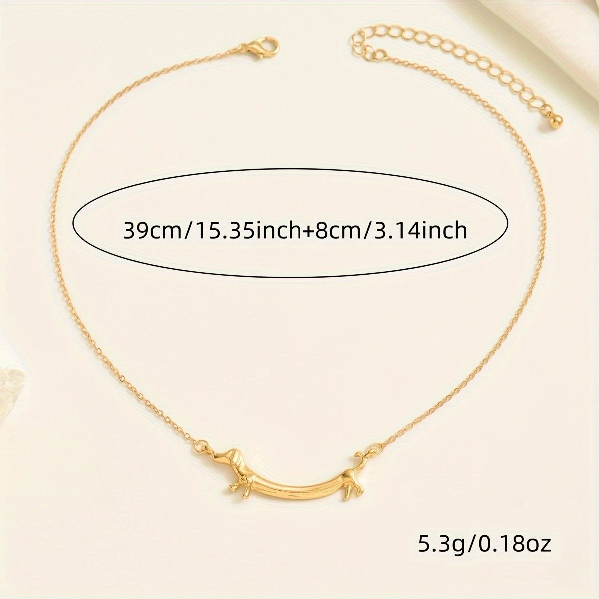 🐶💛Elegant Dachshund Necklace