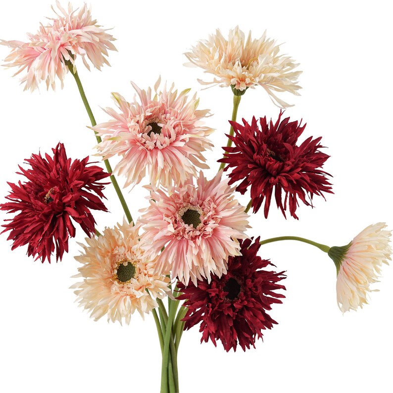 🌼2025 Hot Sale🔥Realistic Artificial Spider Gerbera Daisies💐
