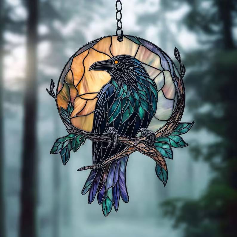 💥Hot Sale 50% OFF - Magical Witch Hat Stained Art Ornament