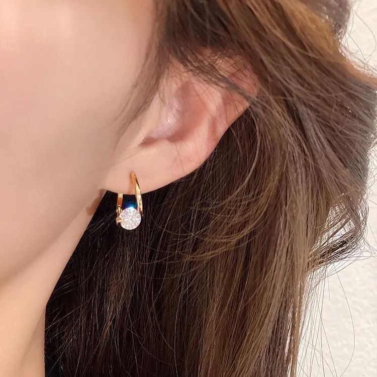 Hot Sale🎁French Style Minimalist Zircon Earrings