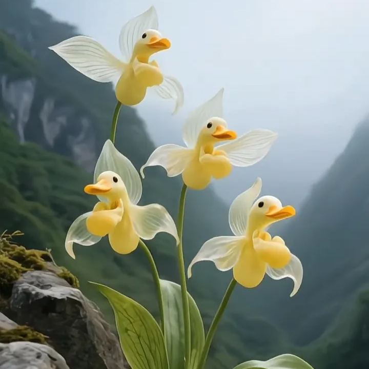 Last Day 49% OFF- Rare Flying Duck Orchid Seeds🌺