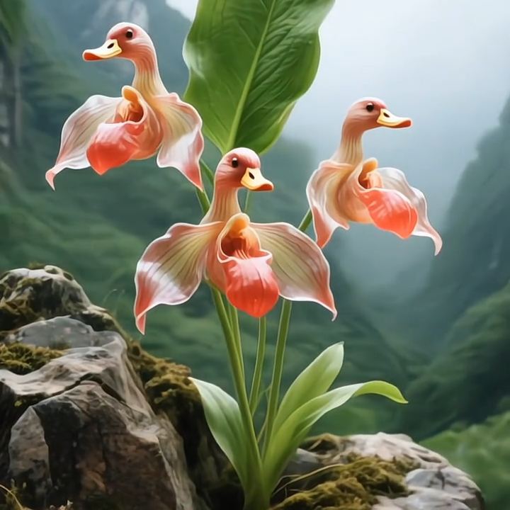 Last Day 49% OFF- Rare Flying Duck Orchid Seeds🌺