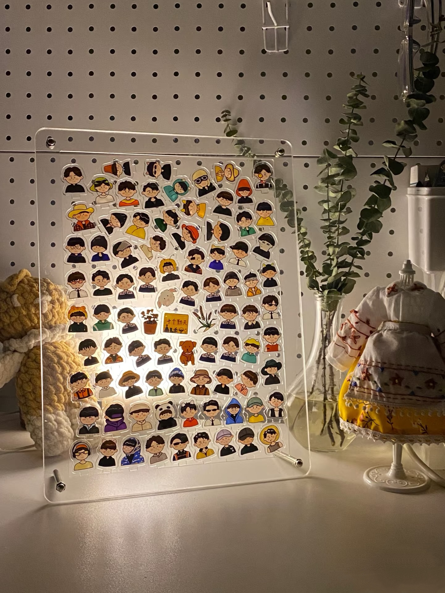 CARINIFY Acrylic Chips Match Game- double and wish color is 1more!