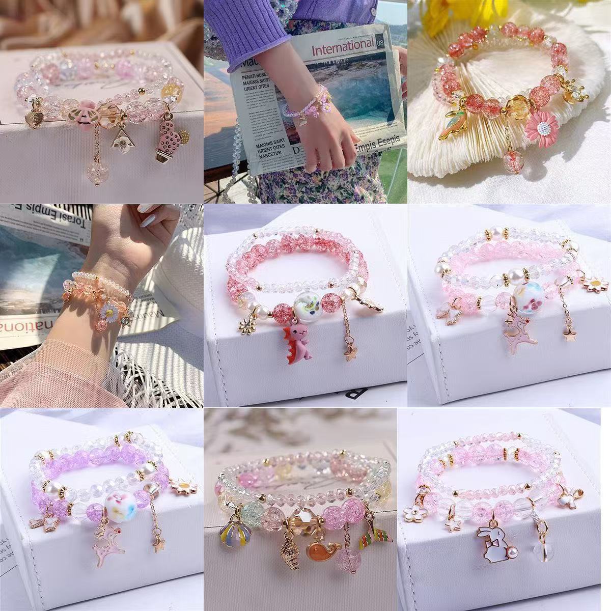 Lucky crystal bracelet, buy one get one free! Unexpected unknown surprises!!!