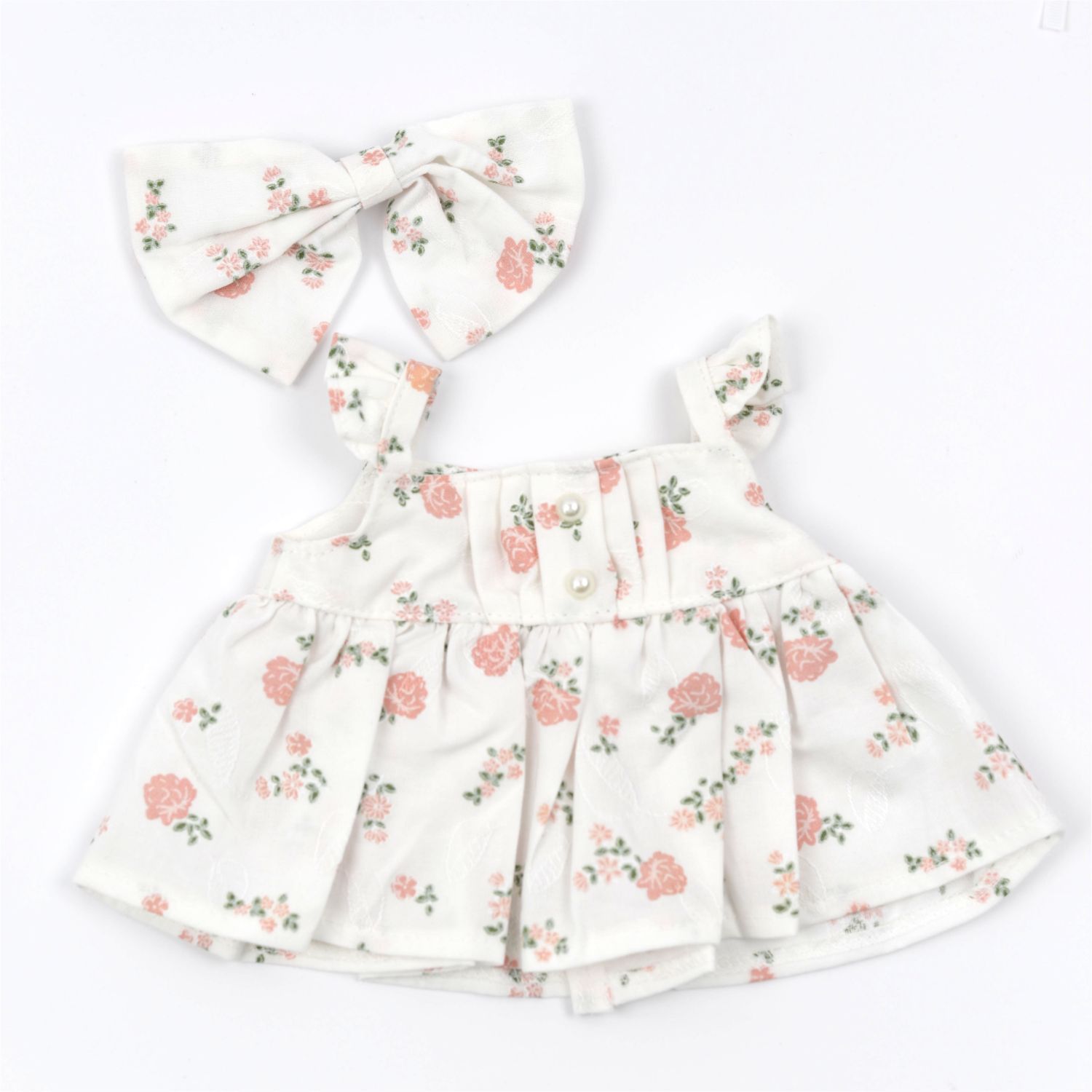 Pink Floral Pearl Dress Set-Pink Elephant Gift Bundle