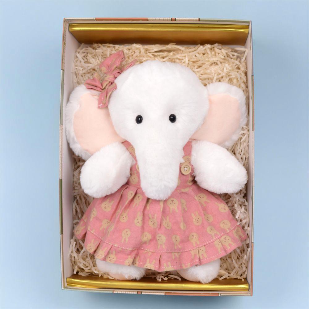 Homeyfriends Ellie The White Jointed Elephant