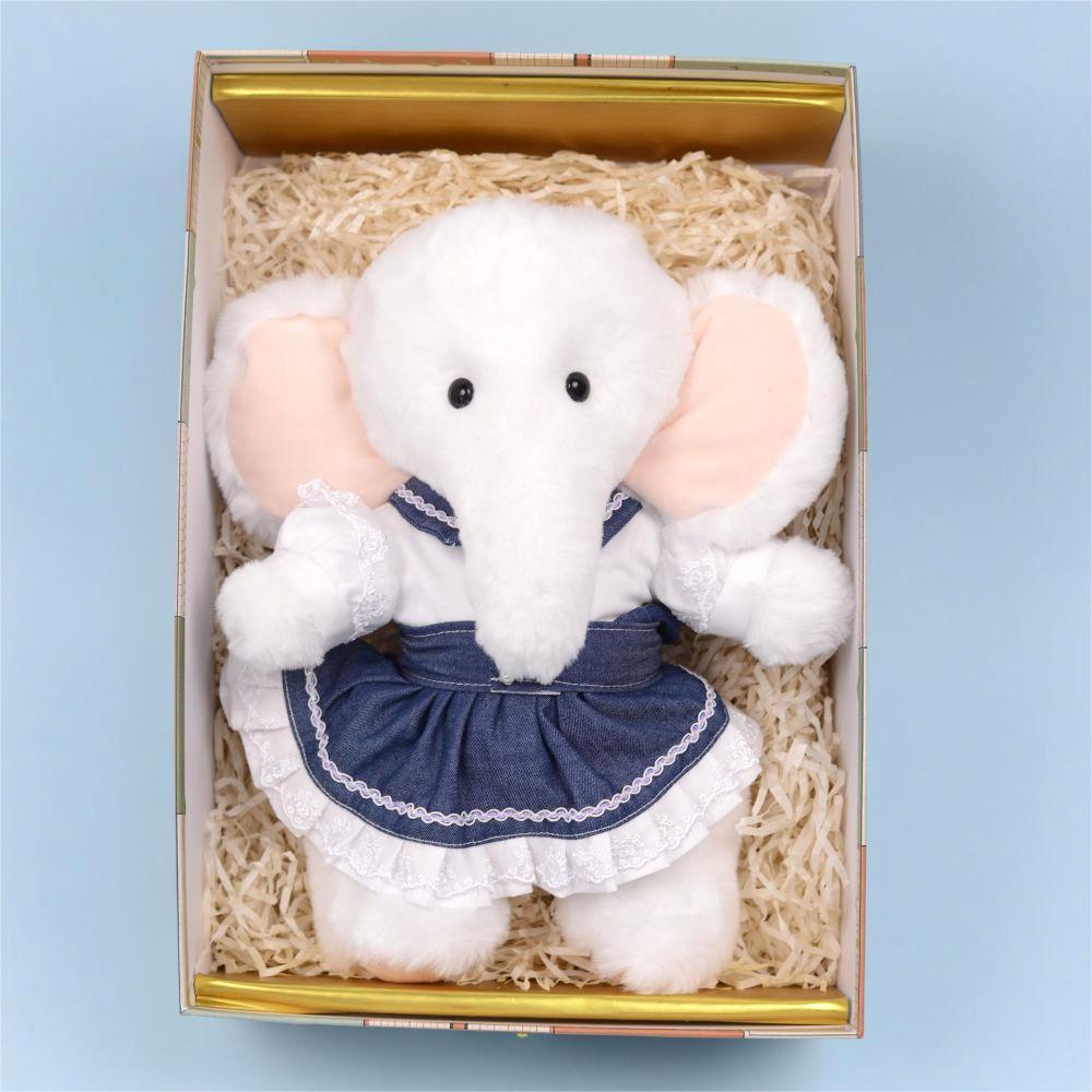 Homeyfriends Ellie The White Jointed Elephant