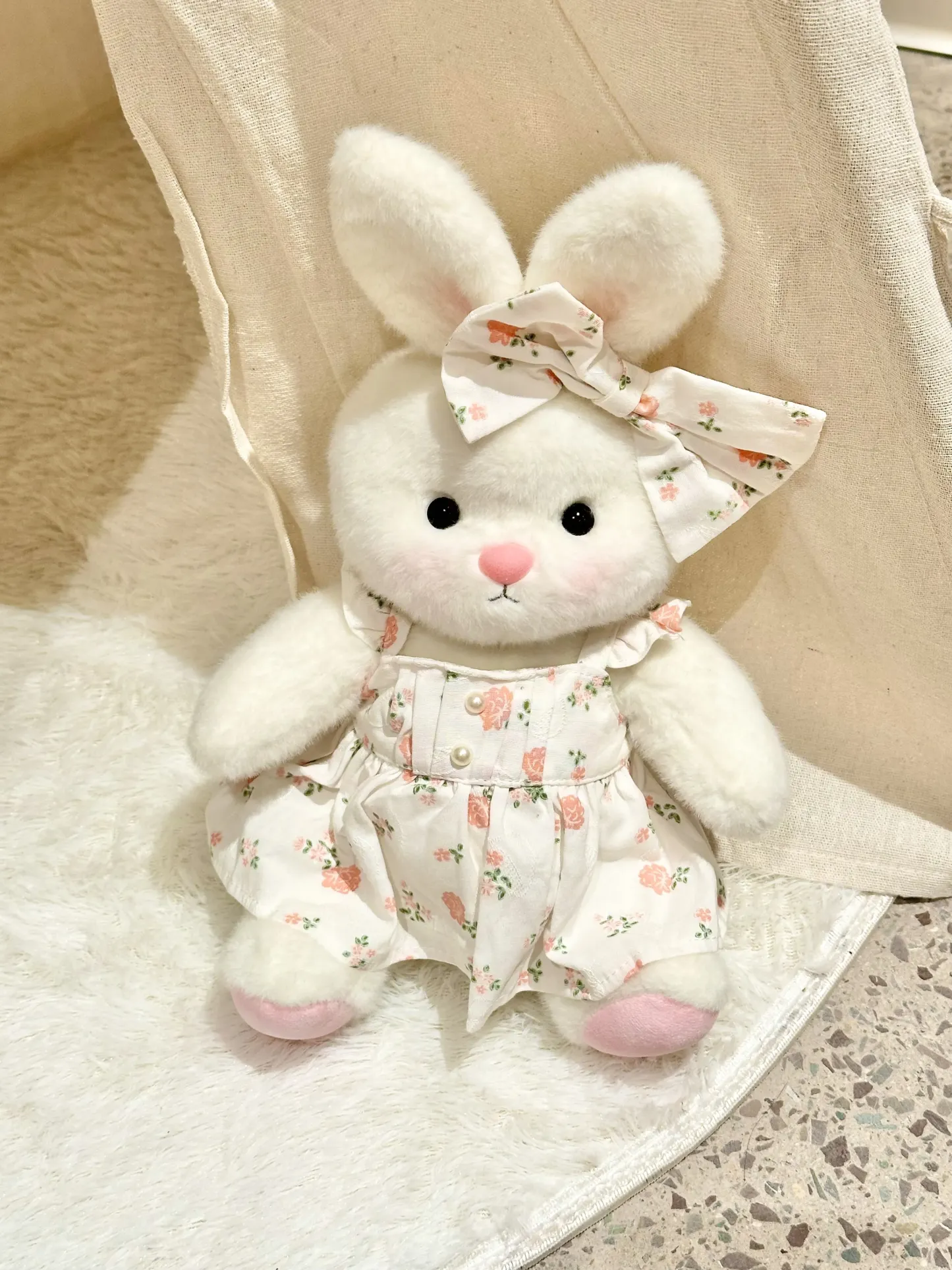Homeyfriends Cute Jointed Bunny Stuffed Animal