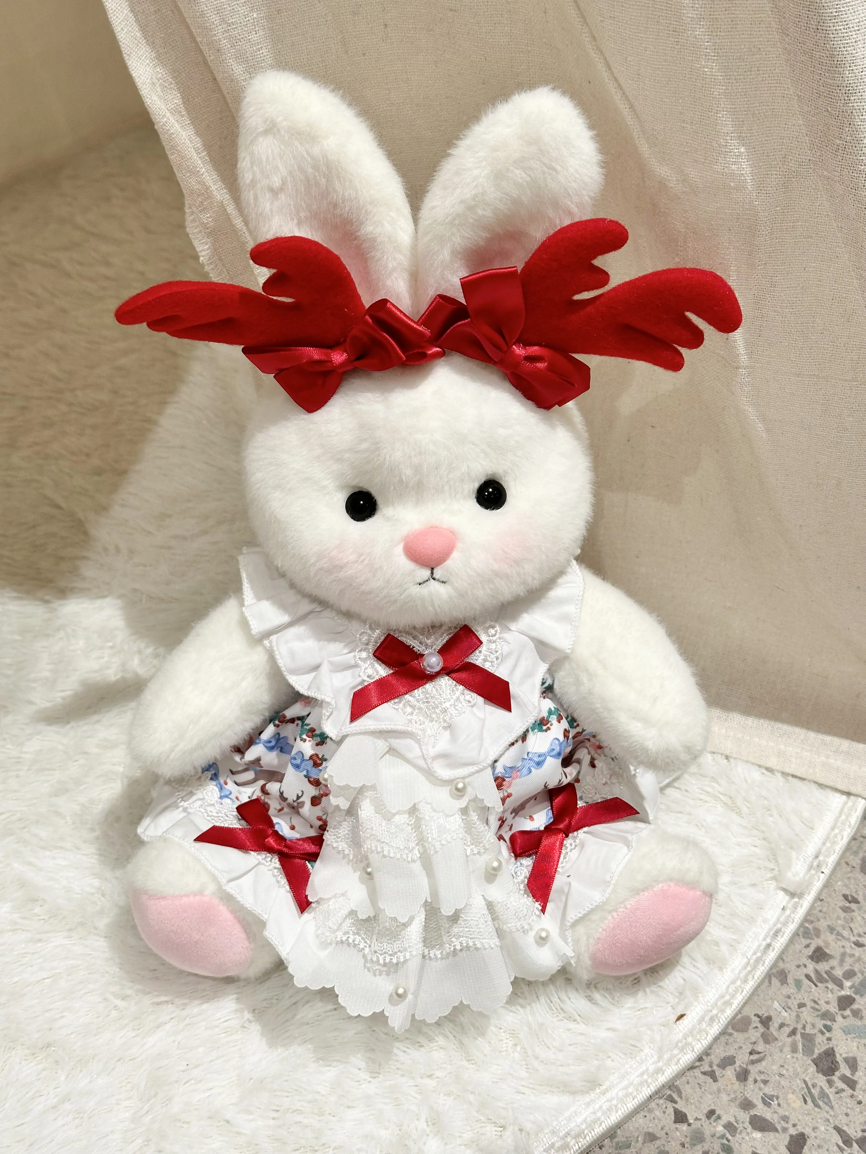Homeyfriends Cute Jointed Bunny Stuffed Animal