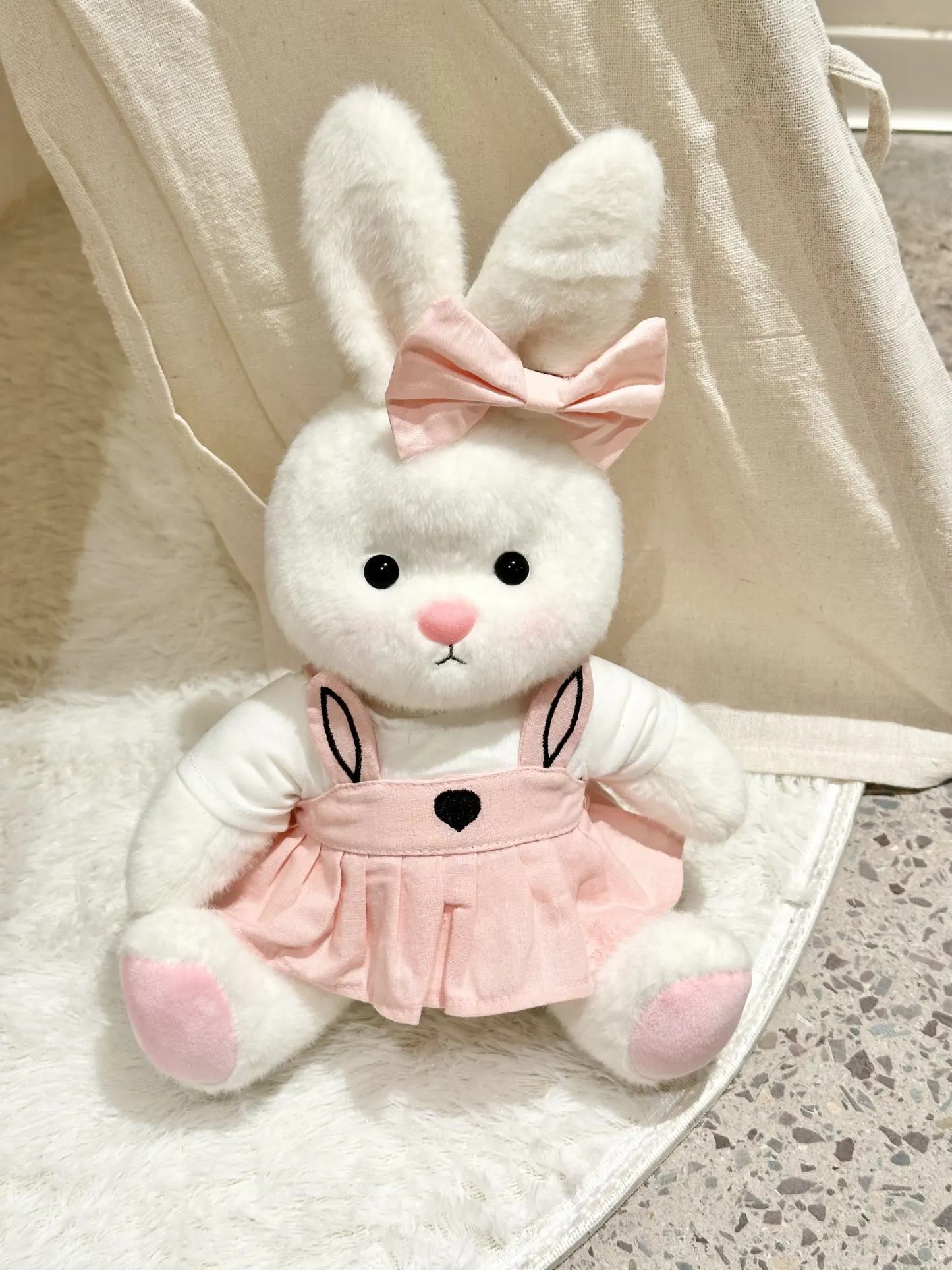 Homeyfriends Cute Jointed Bunny Stuffed Animal